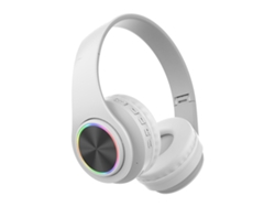 Auriculares Auriculares Inalámbricos Bluetooth Auriculares Gaming Con Luces Rgb Y Micrófono Blanco