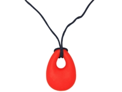 Colgante De Goma Masticable En Forma De Lágrima Para Bebés, Collar Masticable Sensorial De Silicona