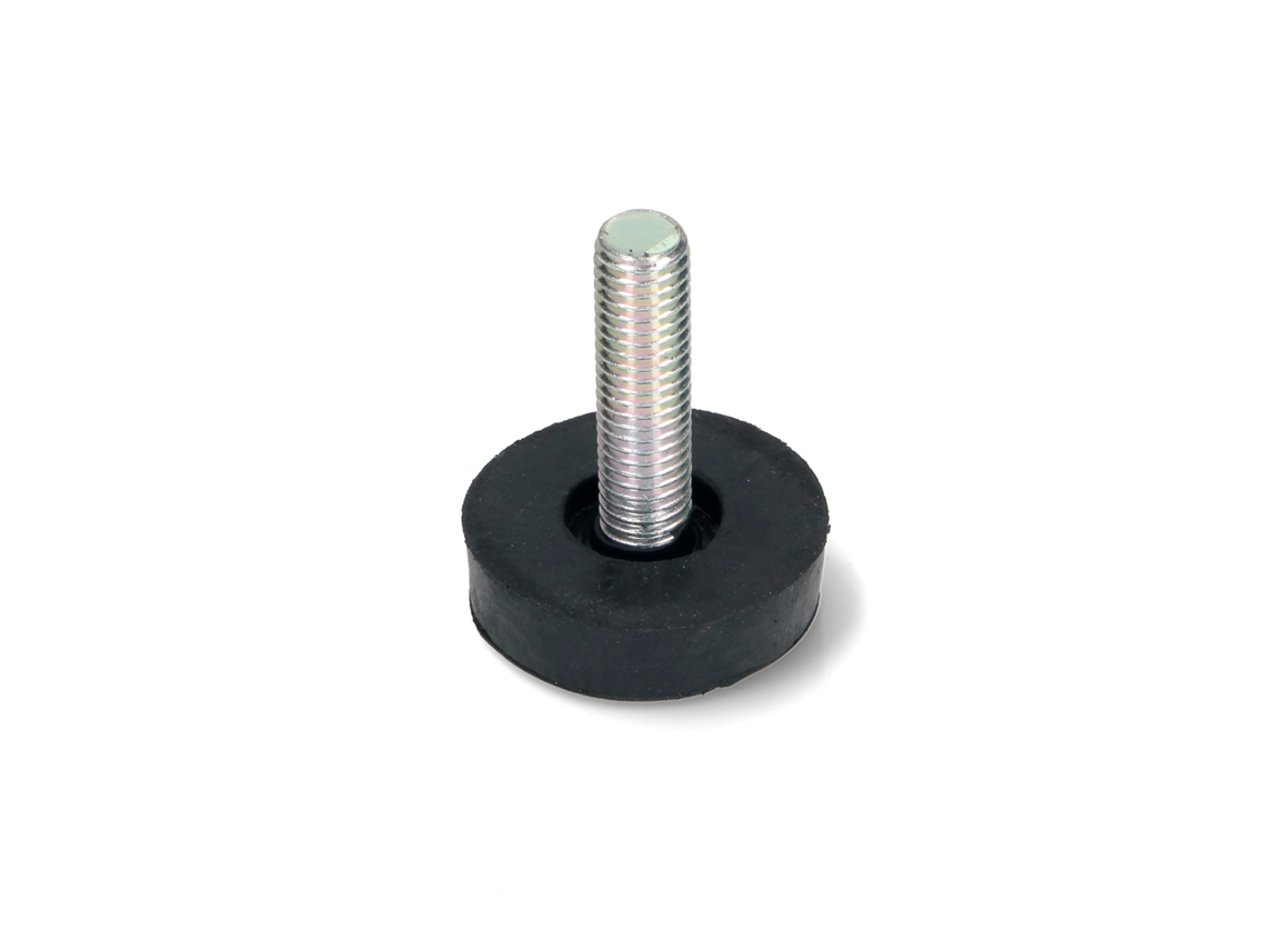 Pé Nivelador De Goma Ø10ma H45mm - Hasta Desagüe Stock Para Lavadora Lft007un