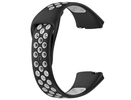 Pulseira de silicone para Redmi Watch 3 Youth/Watch 3 Lite/Watch 3 Active Negro