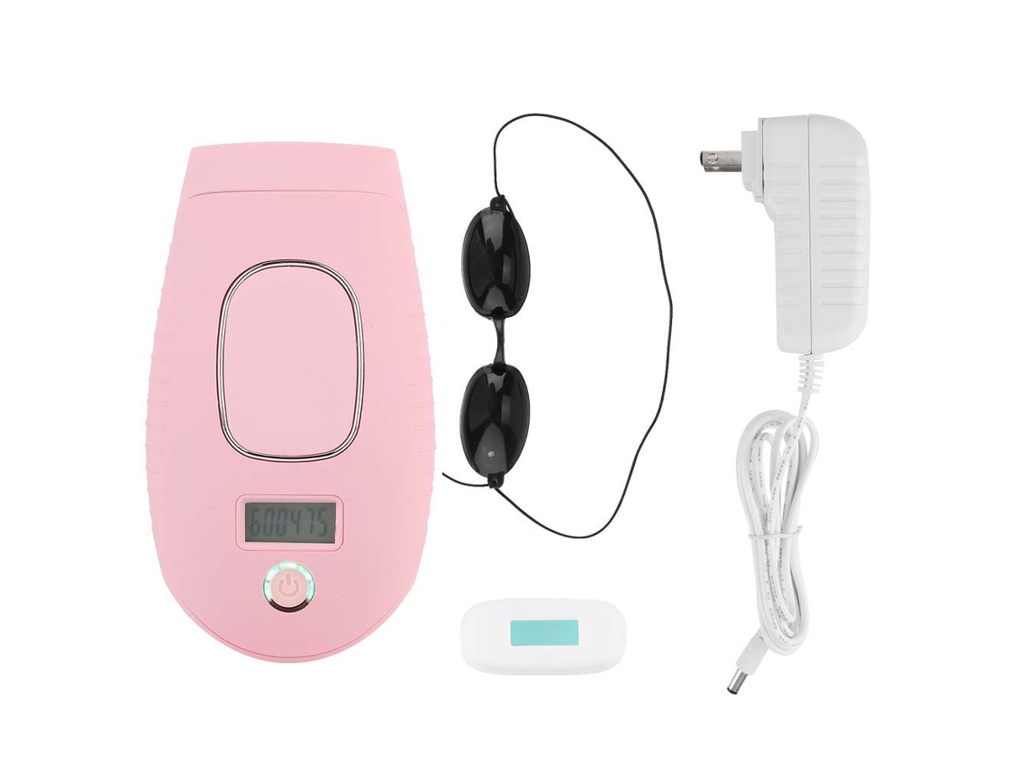 Mini máquina portátil de depilação a laser para corpo e axilas, indolor, rosa (2026)
