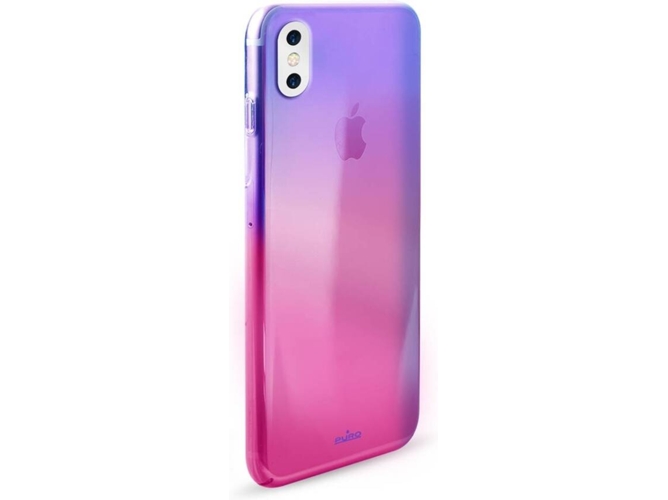 Funda iPhone X, XS PURO Hologram Rosa