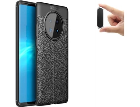 Funda y Soporte para Huawei Mate 40 Pro PHONESHIELD Rugged Leather Anti Choque Negro