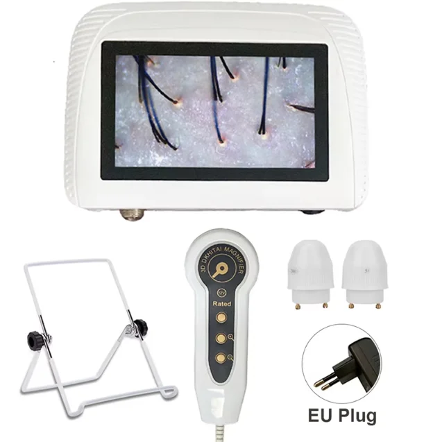 Analizador De Piel De 5 Pulgadas (estándar Europeo), Detector De Piel, Cabello Y Cuero Cabelludo.