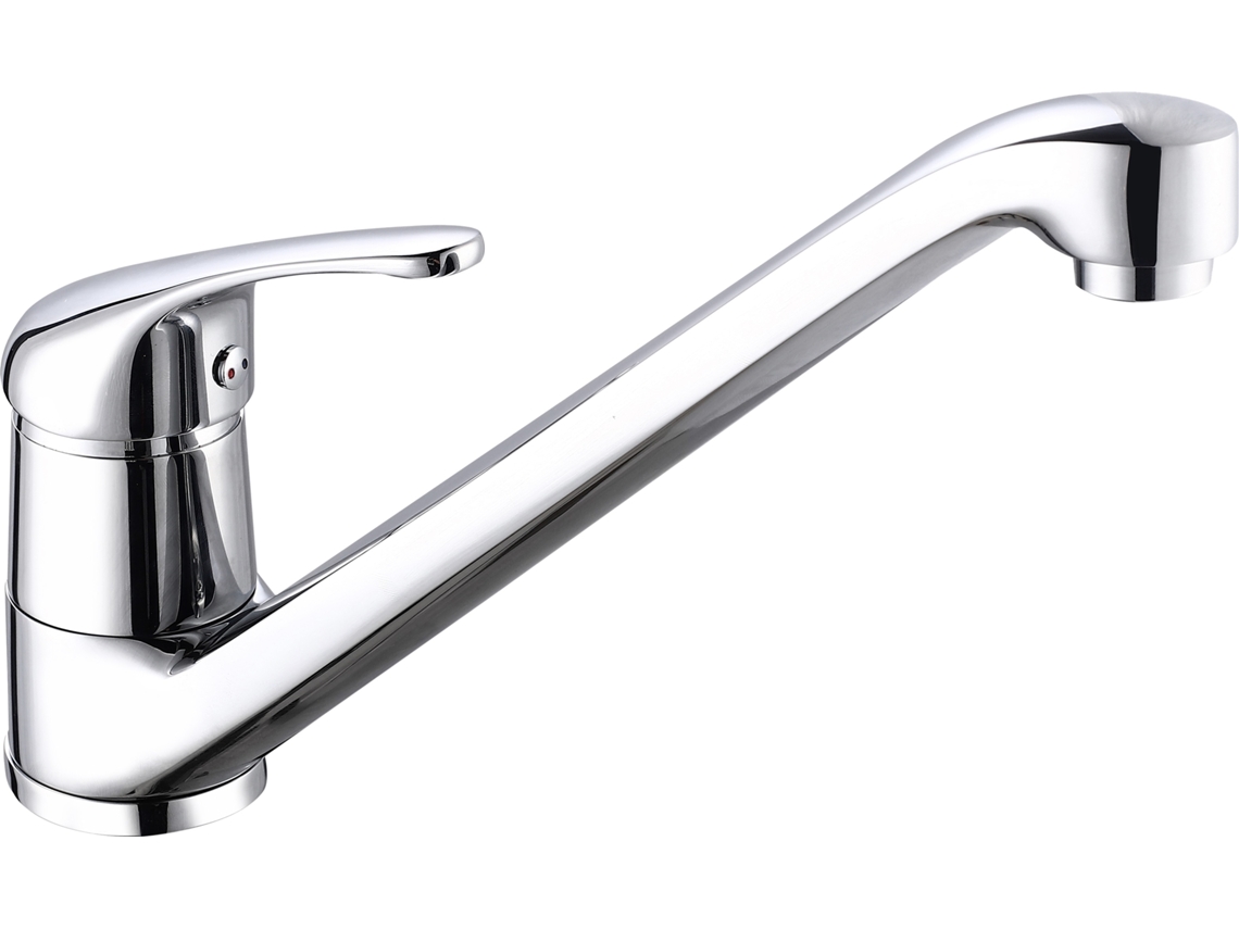 Grifo de fregadero con caño fundido cromado FANGO