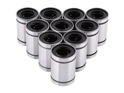 10 Rodamientos Lineales De Acero Lm12uu, 12 Mm, Para Piezas Cnc E Impresoras 3d, 12 Mm De Diámetro Interior, 20 Mm De Diámetro Exterior, 30 Mm De Altura.