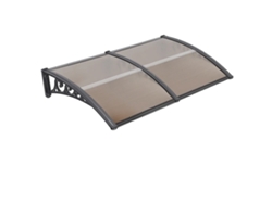 Toldos, construcción de policarbonato, protección UV, 100-200 cm
