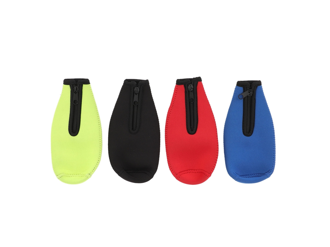 4 bolsas isotérmicas con cremallera para botellas de cerveza, ideales para fiestas en casa, de neopreno, mantienen la temperatura.