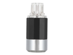 Enchufe De Alimentación Hifi Mono Audio F109r, De Cobre Puro Con Baño De Oro, Plata, Paladio Y Rodio.
