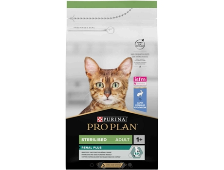 Pienso para Gatos PURINA Pro Plan OptiRenal (1.5Kg - Seco - Adulto - Castrados - Sabor: Conejo y Arroz)