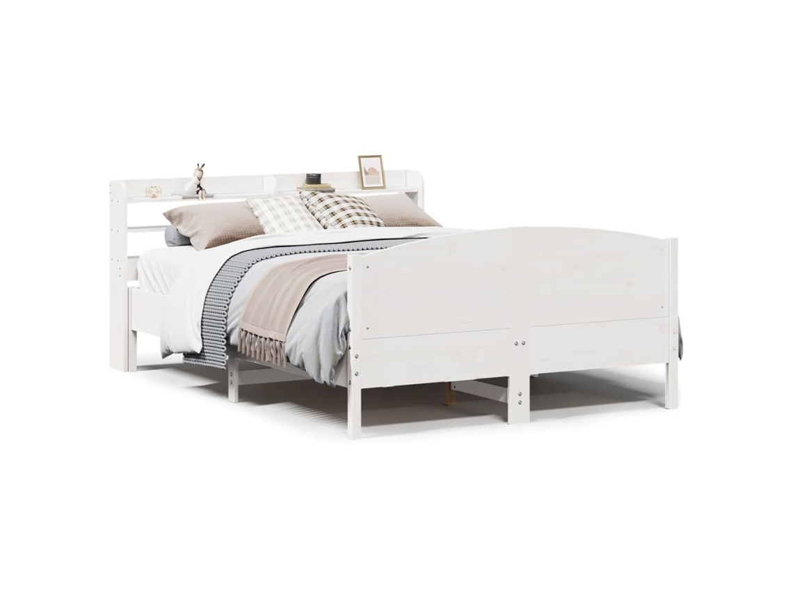 Maison Exclusive - Estructura De Cama Sin Colchón Madera Maciza De Pino 160x200 Cm