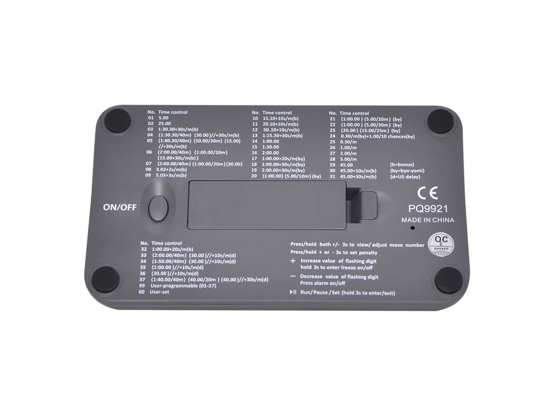 Reloj Digital Profesional Para Ajedrez Con 37 Programas Preestablecidos Para Juegos De Mesa, Con Funciones De Cuenta Atrás E Incremento.