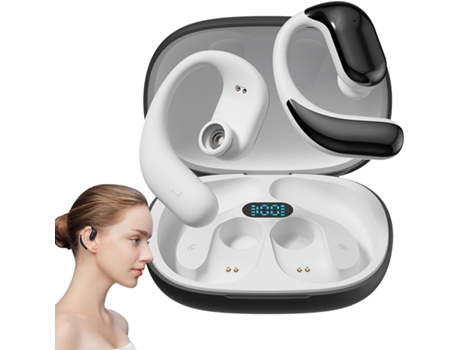 Auriculares Bluetooth inalámbricos abiertos, estéreo, ideales para deportes - CHRONUS.