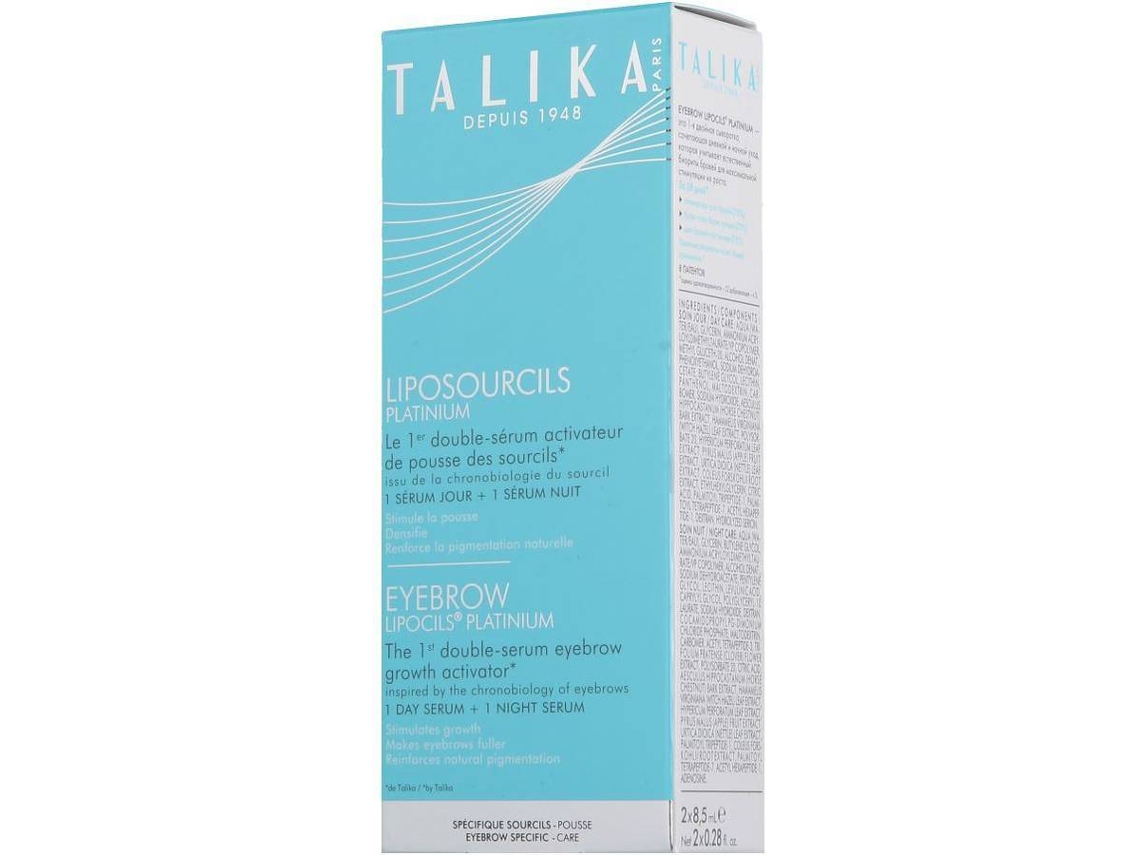Sérum de Ojos TALIKA Eyebrow Lipocils Platinium 2-In-1 Serum (17ml)