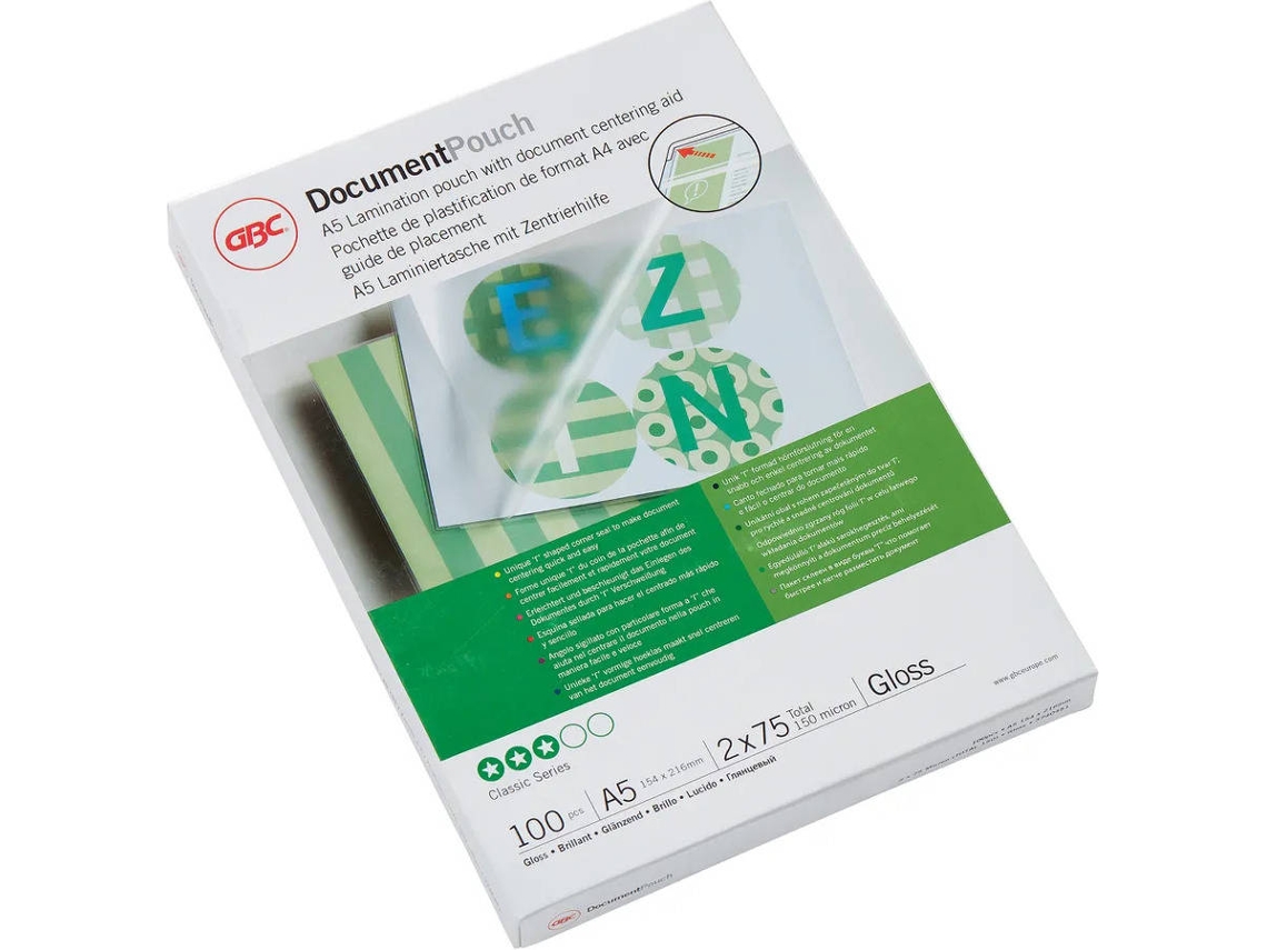 Bolsas de Plastificación GBC A5/75MIC PK100
