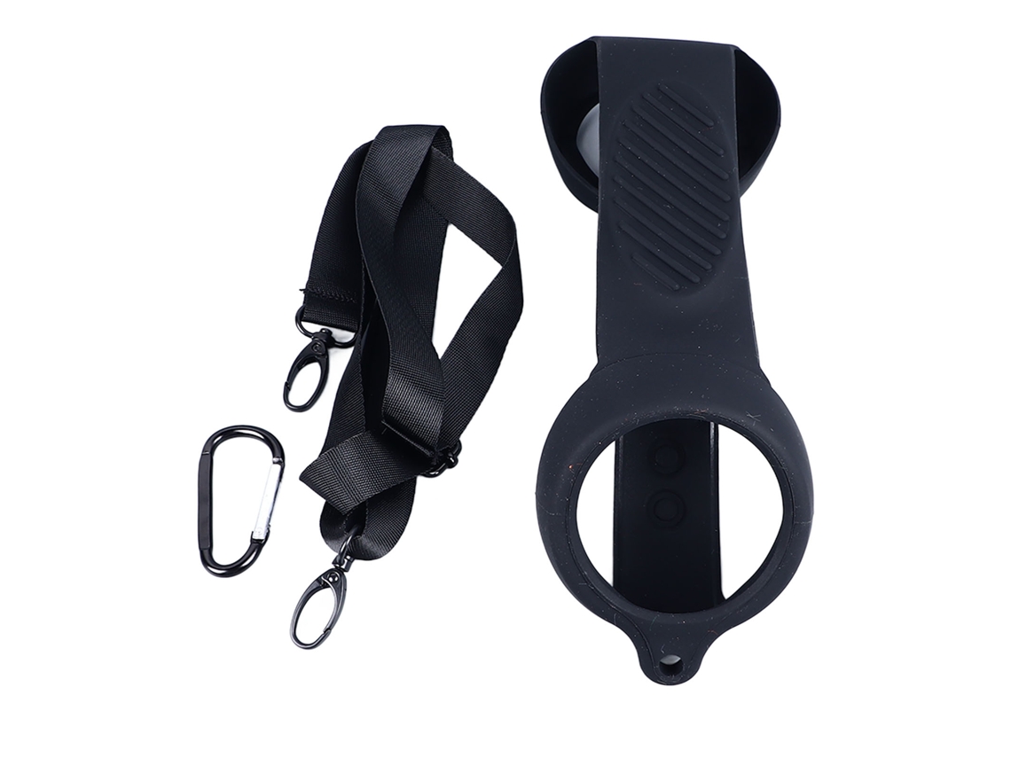 Capa De Silicone Protetora Para Charge 5 Com Recortes Precisos, Cinto Ajustável E Ganchinho - Preto