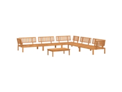 Maison Exclusive - Set De Sofás De Palets De Jardín 6 Pzas Madera Maciza De Acacia