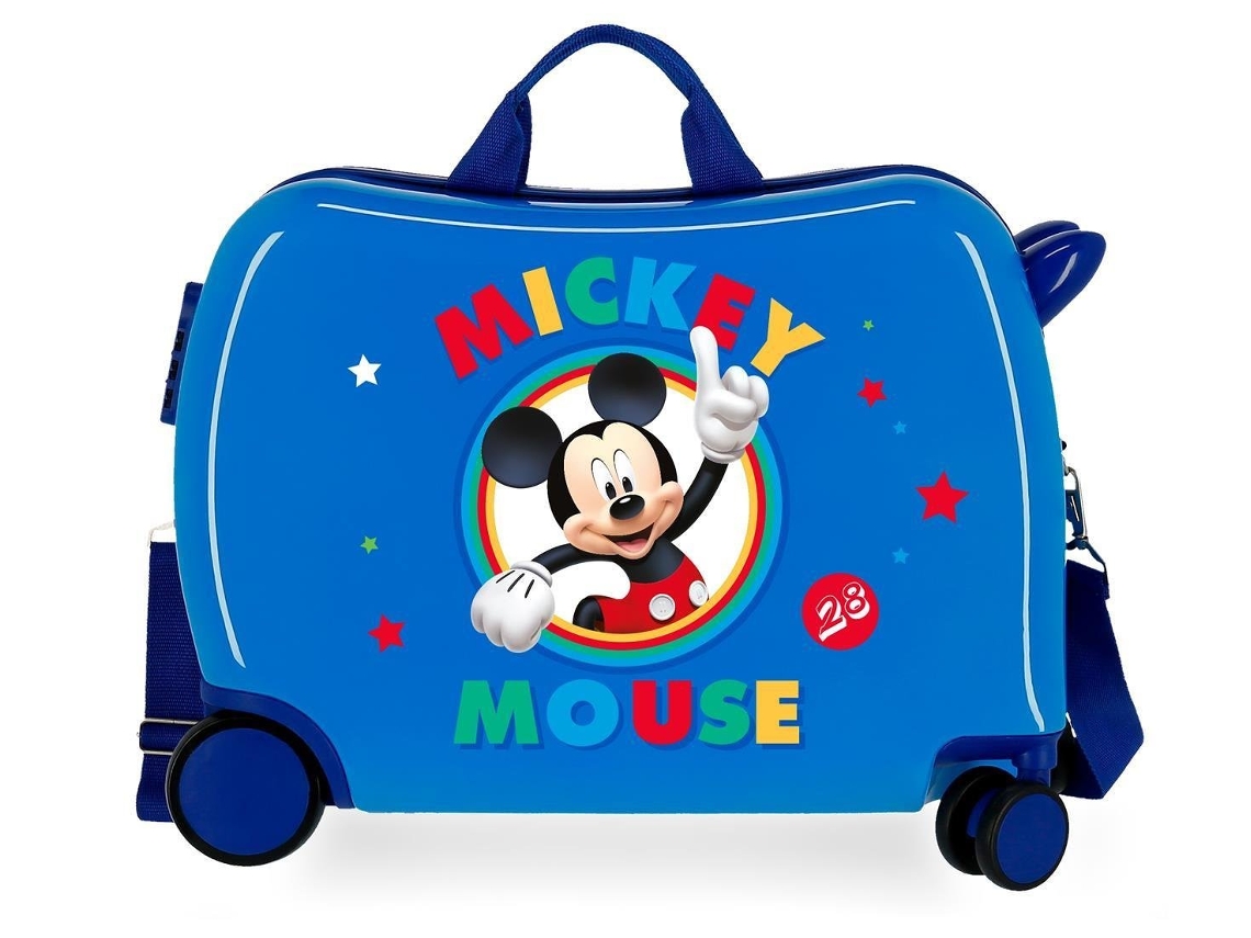 Maleta Multidireccional DISNEY Circle Mickey con 2 Ruedas Azul