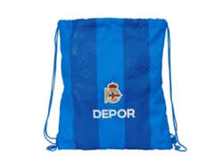 Bolsa Mochila con Cuerdas R. C. DEPORTIVO DE LA CORUÑA Azul 35 x 40 x 1 cm