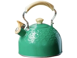 GIGIKILL Chaleira Com Apito Para Fogão Design Em Aço Inoxidável 304 Bule Com Alça Resistente Ao Calor Som De Apito Perfeito Dispensador De Água Fervente Rá