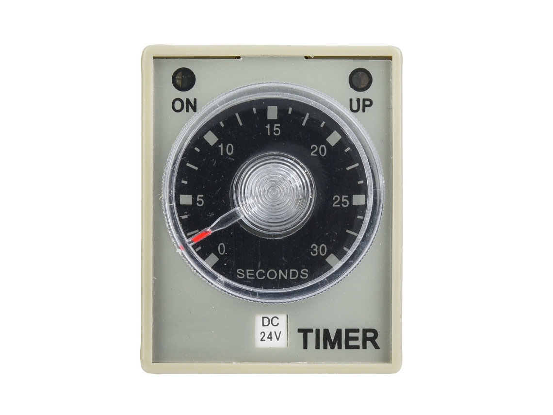 Relé Temporizador De 30s, 8 Pines, 35 Mm, Para Riel Din, Para Automatización Industrial, Sistema Dc24v