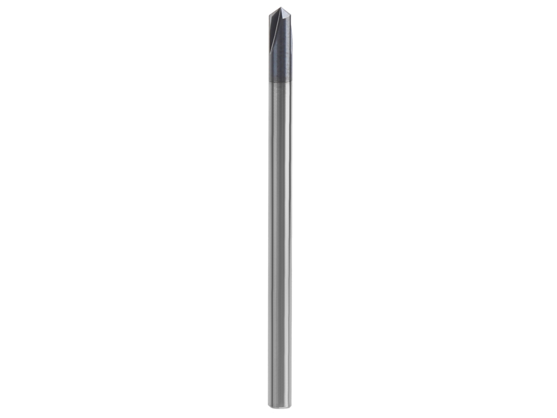 Broca De Chaflán De Acero De Tungsteno De 3 Ranuras, Fresa De Extremo Cnc De 120°, D3 X 50l