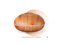 Humidificador ultrasónico de aroma de 200 ml con control remoto y 7 colores de luz. Mdug (color madera clara)