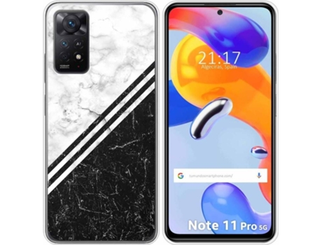 Carcasa Xiaomi Redmi Note 11 Pro TUMUNDOSMARTPHONE Dibujos Mármol 01 Multicolor