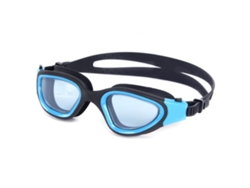 Gafas de natación antivaho con lentes de gel de sílice PC azules para adultos color té
