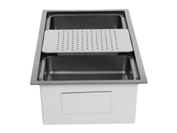 Fregadero de cocina de acero inoxidable con reducción de ruido OEM