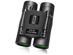 Prismáticos ENKERS 12X42 impermeable portátil compacto poca luz visión nocturna Bak4 prisma lente Fmc HD vista clara negro-negro