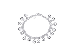 Pulsera De Plata Con Dije De Campana Para Mujer Y Niña, Joyería Para Muñeca Y Tobillo