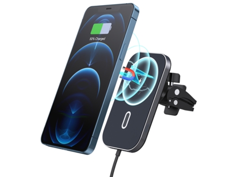 Cargador Auto CHRONUS CZWXC-221029-14FM MagSafe (iPhone - Gris)