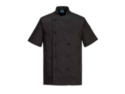 Chaqueta De Cocina Kent De Manga Corta - Frescura Y Estilo Blanco / S