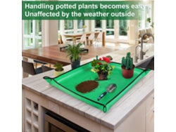 VVJIJILLY Esteira Para Transplantar Plantas, 50x50cm, Impermeável, Dobrável
