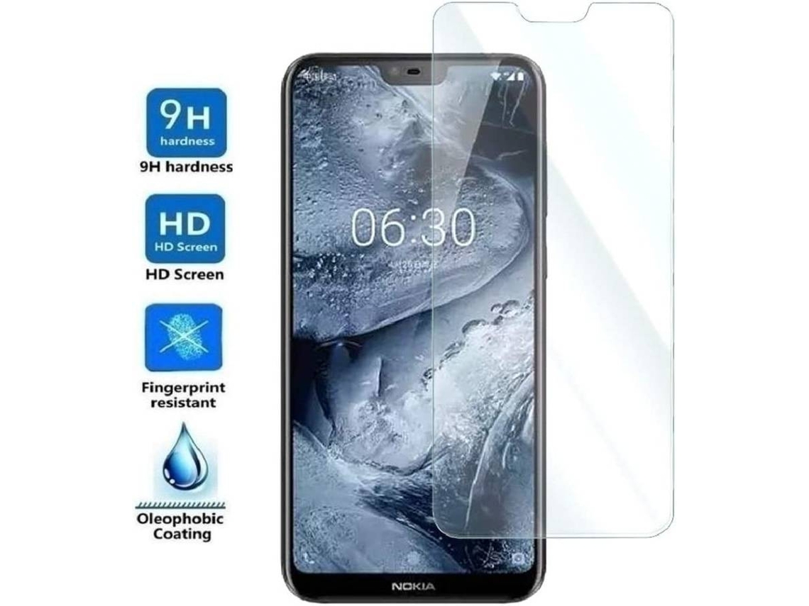 Protector Cristal Templado Nokia 6.1 Plus 2018 X6 HONGWE.