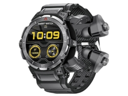 Reloj inteligente GT100Pro 2 en 1 de 1,46 pulgadas con monitorización de salud y auriculares Bluetooth TWS para bicicleta eléctrica Ly