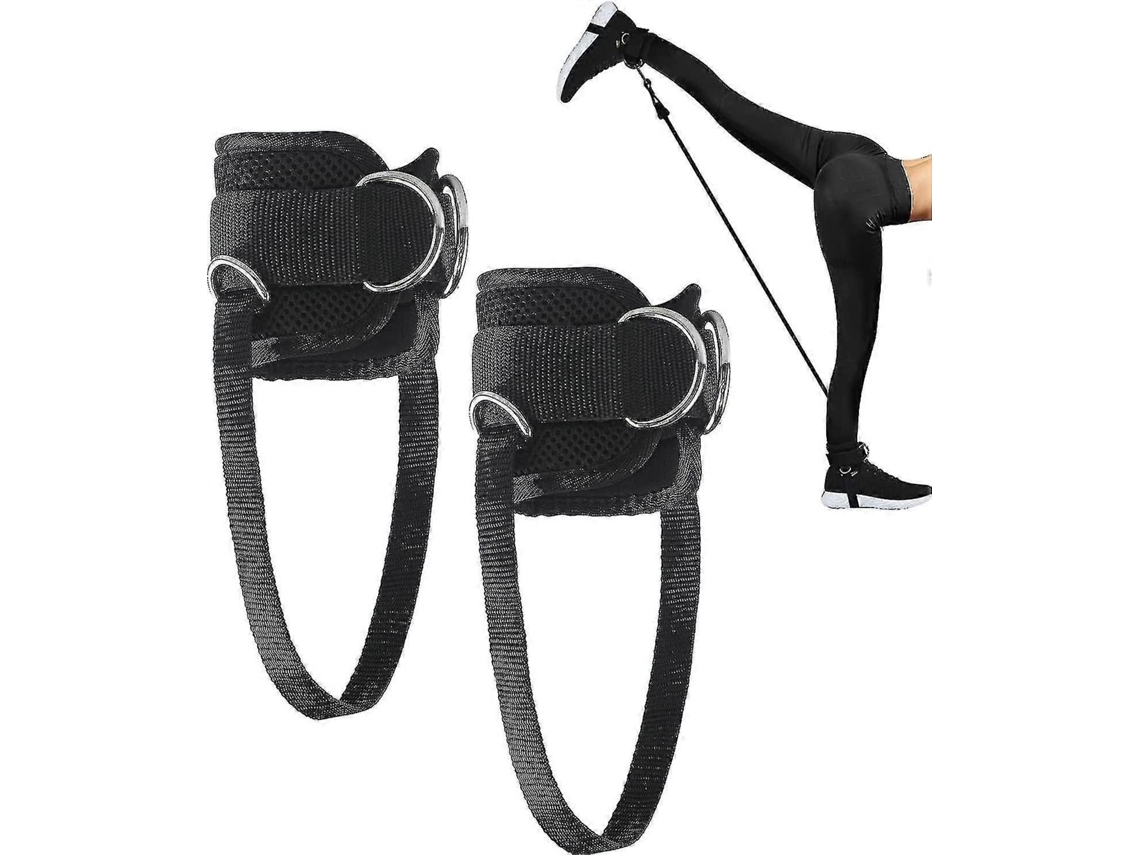 Correas de tobillo para máquina de cable. 1 par de correas ajustables para entrenamiento de piernas, para retrocesos y glúteos. Pw Nostalgia88.
