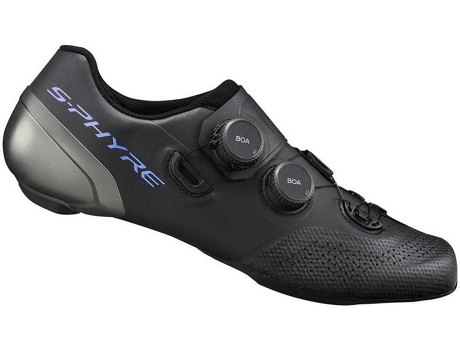 Zapatillas para Hombre SHIMANO Carretera Rc9 S-phyre Negro para Ciclismo (EU 44 1 / 2)
