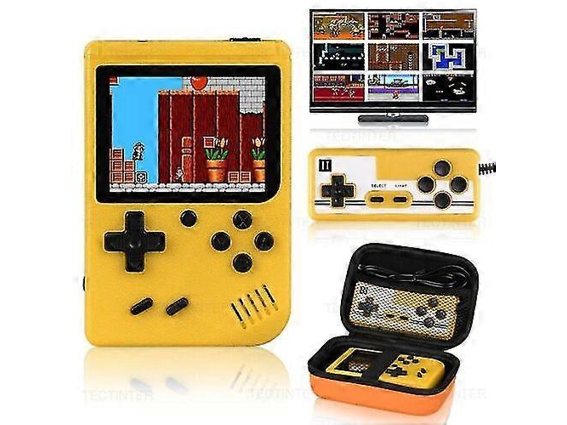 Mini Consola De Videojuegos Retro Portátil Con 400 Juegos Integrados, 8 Bits, 3 Pulgadas Y Mando
