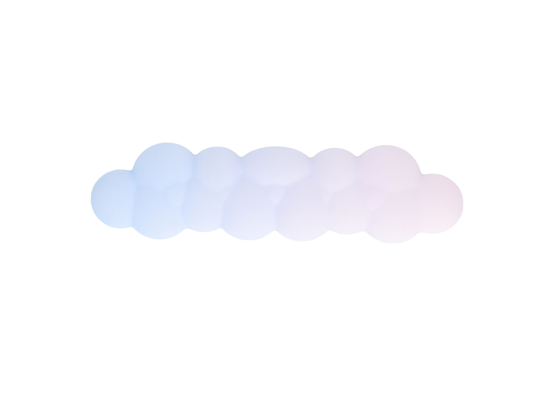 Reposamuñecas para teclado de espuma viscoelástica Cloud