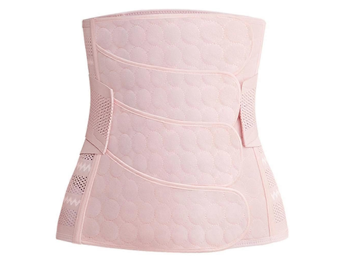Rebe-faja Postparto Para Cesárea, Faja Abdominal Postoperatoria Y Entrenador De Cintura Xl Rosa
