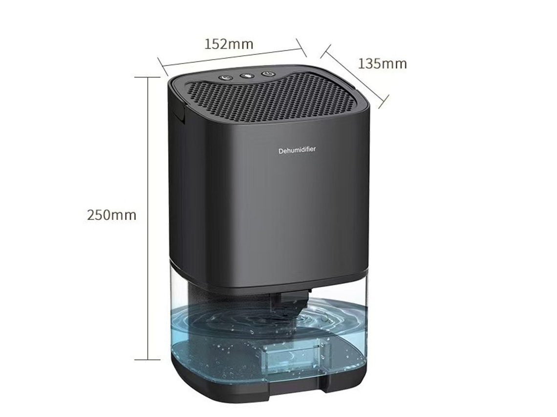 Deshumidificador portátil Cuich 2 en 1 con purificador de aire