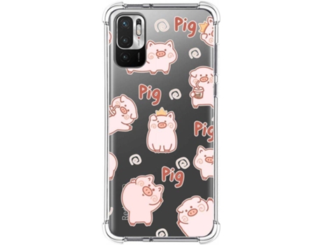 Carcasa Xiaomi POCO M3 Pro 5G TUMUNDOSMARTPHONE Cerdos Multicolor
