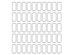 50 Anillos Rectangulares De Hierro Resistentes Para Cinturones, Bolsos Y Decoración Diy (38x15 Mm)