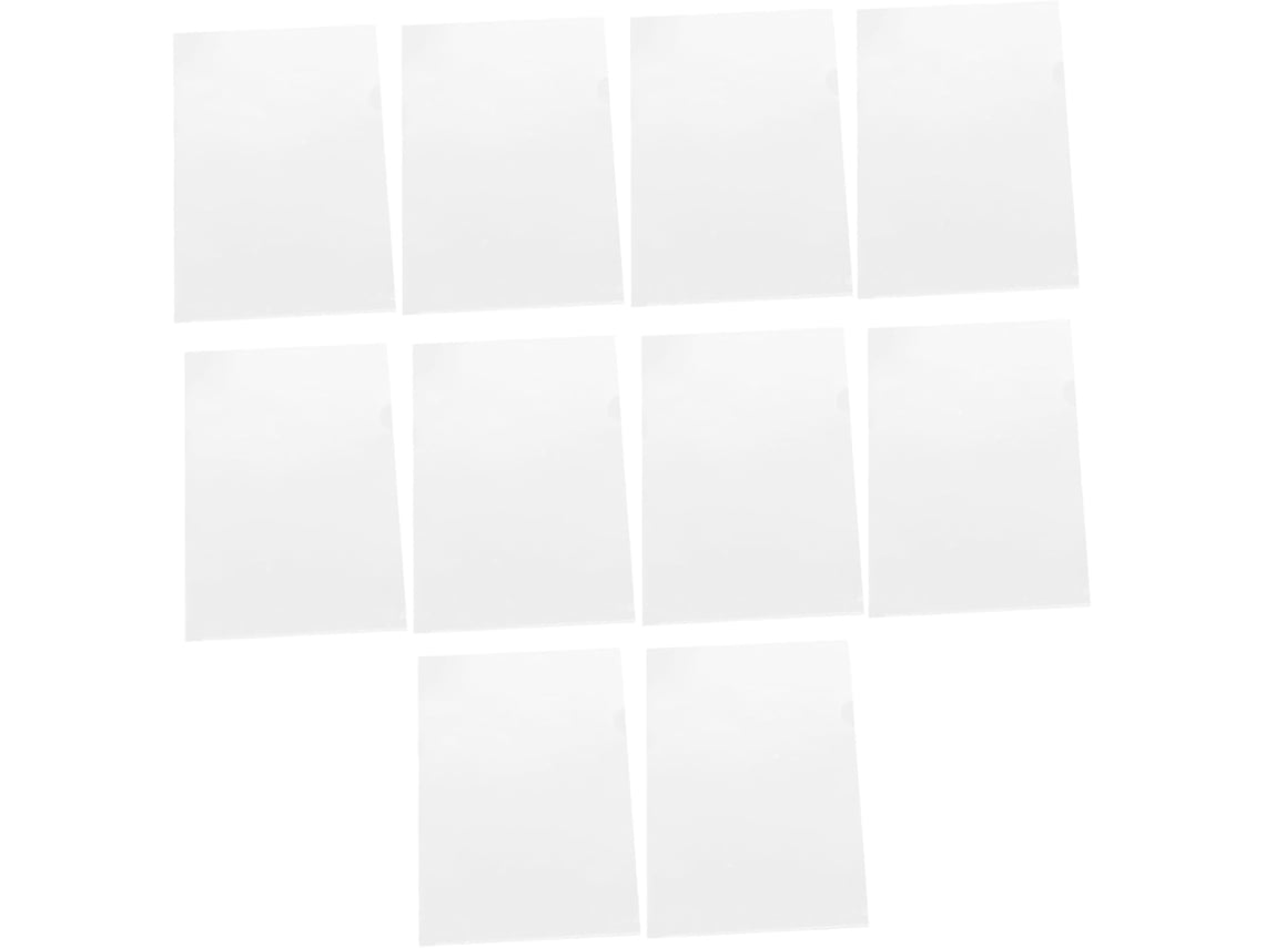 Conjunto De 100 Pastas Plásticas Transparentes E Flexíveis Para Documentos, Multifuncionais E Duráveis,