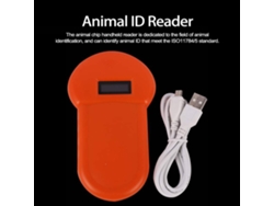 Lector De Microchips Portátil De 134,2 Khz Lf Para Perros Y Gatos Iso11784/5 Con Pantalla Oled