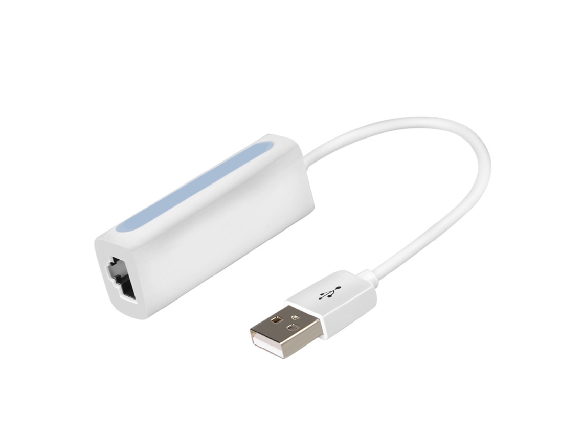 Adaptador Usb 2.0 Para Ethernet 100m Rj45 Lan Rede Com Cabo Plug And Play Para Pc Laptop