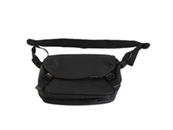Bolso De Hombro Unisex Antirrobo Para Hombre, Gran Capacidad, Diseño Multicapa, Resistente Al Desgaste, Color Negro.