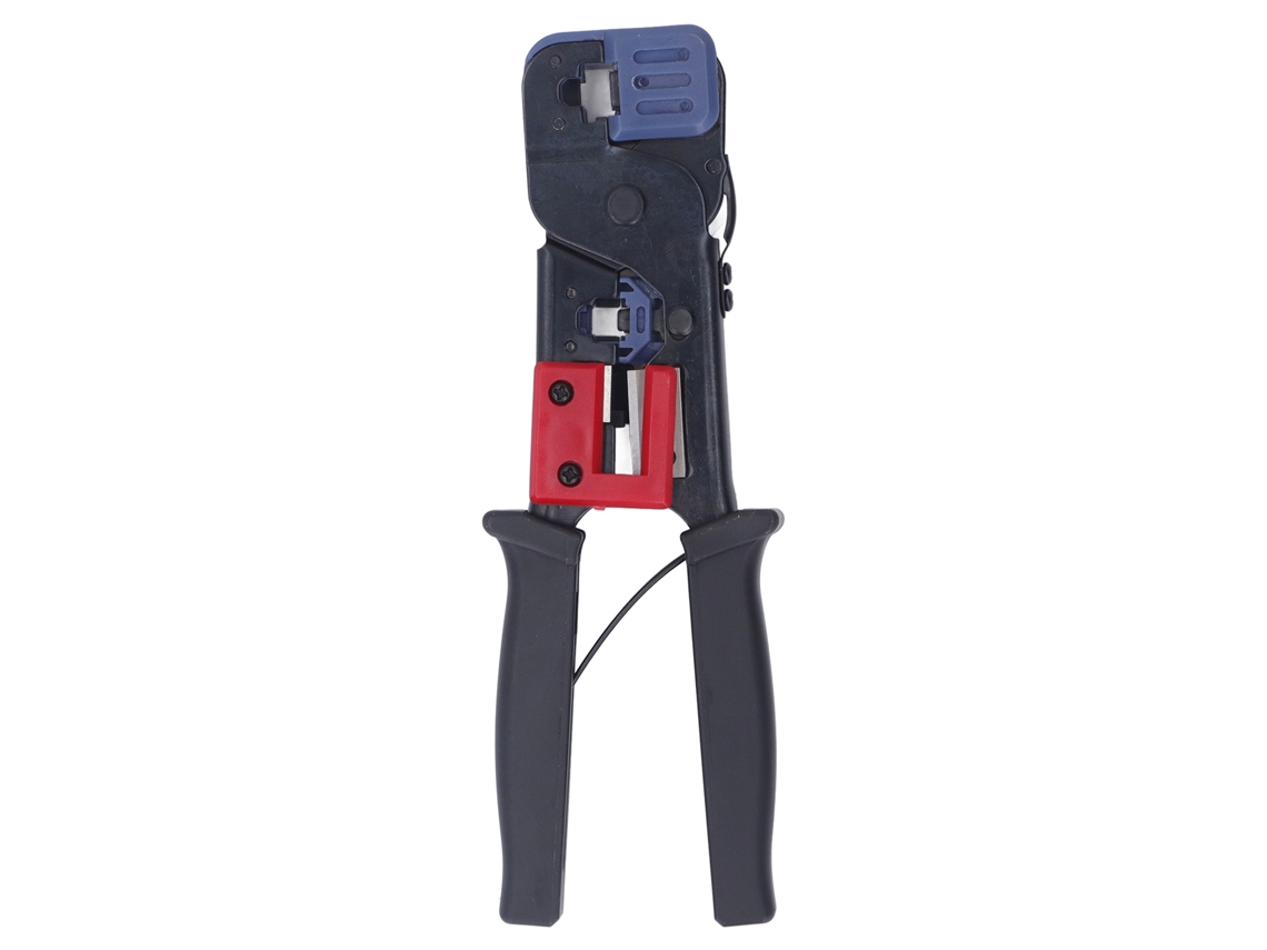 Herramienta De Crimpado De Cables De Red De Doble Uso Con Mango Suave Y Agarre Cómodo, Herramienta De Crimpado Ethernet Profesional.
